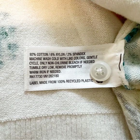 MERONA | Colorful Pineapple Cardigan Sweater | 3/4 Sleeve | Size Small - Picture 9 of 11